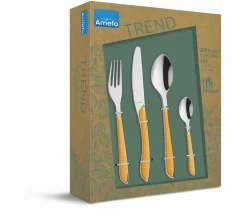 Amefa Bestekset Eclat Mosterdgeel 24-delig