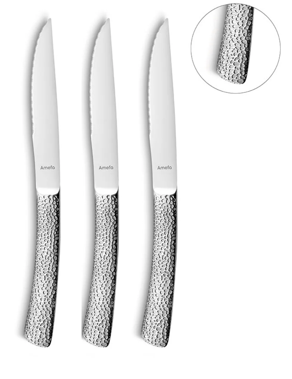 Amefa Steakmessen XL Bongo 3-delig