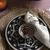 Aperoset 8-delig zwart wit Midnight