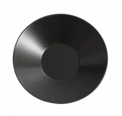 Asia Black diep bord mat zwart 23 cm