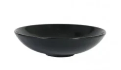 Asia Black diepe kom mat zwart 20,6 cm