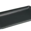 Asia Black rechthoekig bord mat zwart 30x15 cm