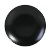 Asia Black rond bord mat zwart 20 cm