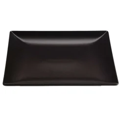 Asia vierkant bord zwart 26cm