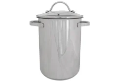 Aspergepan 16cm RVS met deksel Daily Cosy&Trendy