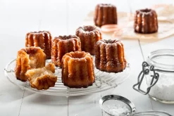 Bakvorm voor 8 Cannelés Bordelais Zwart Silicone Lékué