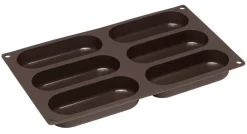 Bakvorm voor 6 Hotdogbroodjes Flexiform Lurch