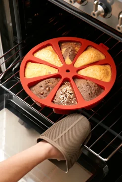 Bakvorm voor 8 Individuele Taartstukken Silicone Lékué