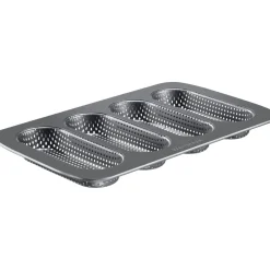 Bakvorm voor 4 Mini Stokbroden Westmark