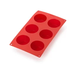 Bakvorm voor 6 Muffins Rood Silicone Lékué