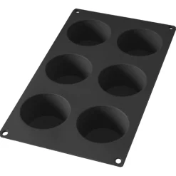 Bakvorm voor 6 Muffins Zwart Silicone Lékué