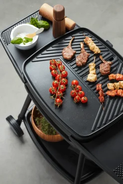 Barbecue elektrisch Alexia zijtafels