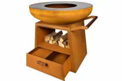 Barbecue Whitefire 94,5 cm Cortenstaal Roest