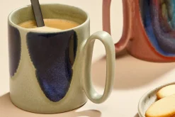 Beker 39cl groen/blauw Paint