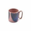 Beker 39cl roze/blauw Paint
