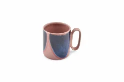 Beker 39cl roze/blauw Paint