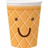 Beker karton 25 cl Icecream set van 8 PAW