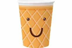 Beker karton 25 cl Icecream set van 8 PAW