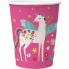 Beker karton 25 cl Unicorn set van 8 PAW