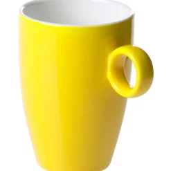 Beker met oor 23 cl geel Bart Maastricht Colour Cafe