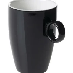 Beker met oor 23 cl zwart Bart Maastricht Colour Cafe