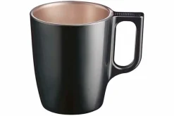 Beker met oor 25 cl zwart Flashy