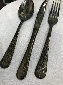 Bestekset Barok 18-delig Black Antique