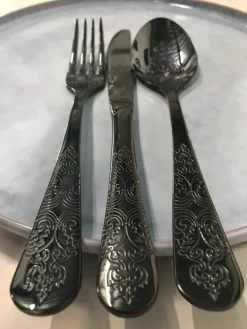 Bestekset Barok 18-delig Black Antique