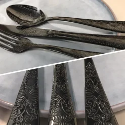 Bestekset Barok 18-delig Black Antique