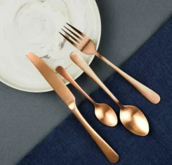 Bestekset 24 delig Austin Vintage koper Amefa