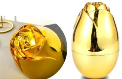 Bestekset 24 delig goud in Roos ei
