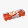 Bewaardoos voor 12 eieren Eggy oranje
