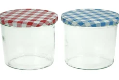 Bokaal met deksel 230ml set van 6