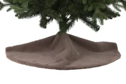 Boomkleed faux rabbit fur bruin 90 cm
