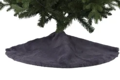 Boomkleed faux rabbit fur grijs 90 cm