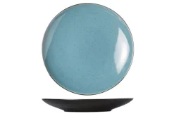 Bord 28 cm blauw Finesse