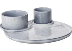 Bord 32cm met 2 kommetjes Emma Light