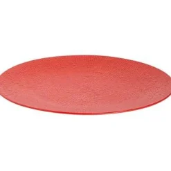 Bord 27 cm rood Cubical