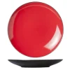 Bord 28 cm rood Finesse