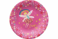 Bord karton 18 cm Unicorn set van 8 PAW