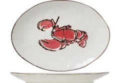 Bord ovaal 37,5 cm kreeft Cosy&Trendy