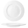 Bord plat Rings 27 cm Wit