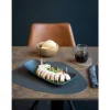 Bord rechthoekig Blackstone 29 x 15,5 cm zwart