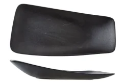 Bord rechthoekig Blackstone 29 x 15,5 cm zwart