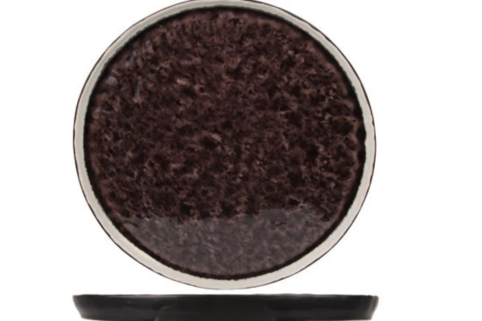 Bord rond Laguna Azzuro Viola 27cm