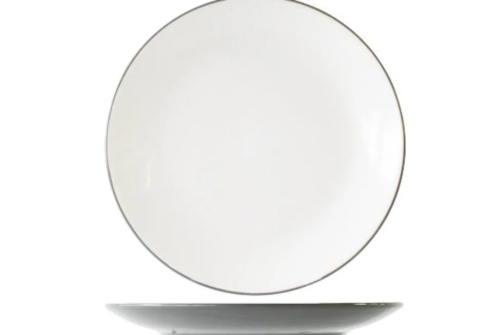 Bord rond Vince grijs 27,5 cm