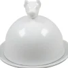 Boterklokje 9,5 cm porselein