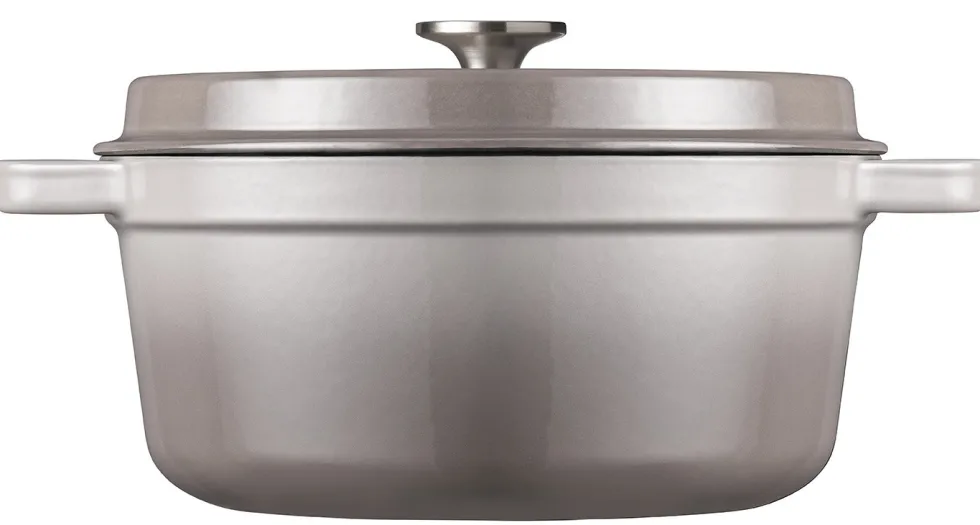 Braadpan 24 cm gietijzer grijs Sola