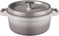 Braadpan 24 cm gietijzer grijs Sola