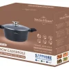 Braadpan 34 cm marmeren coating 10 liter